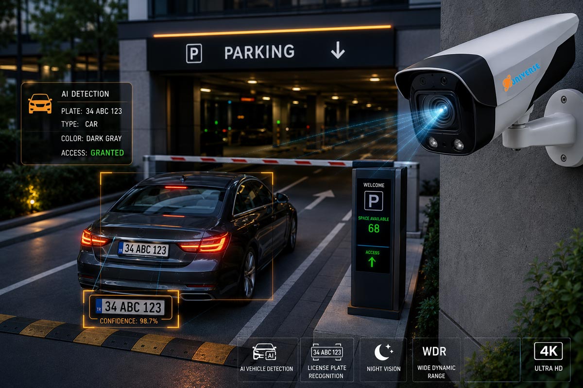 تشخیص پلاک خودرو (ANPR) در دوربین مداربسته