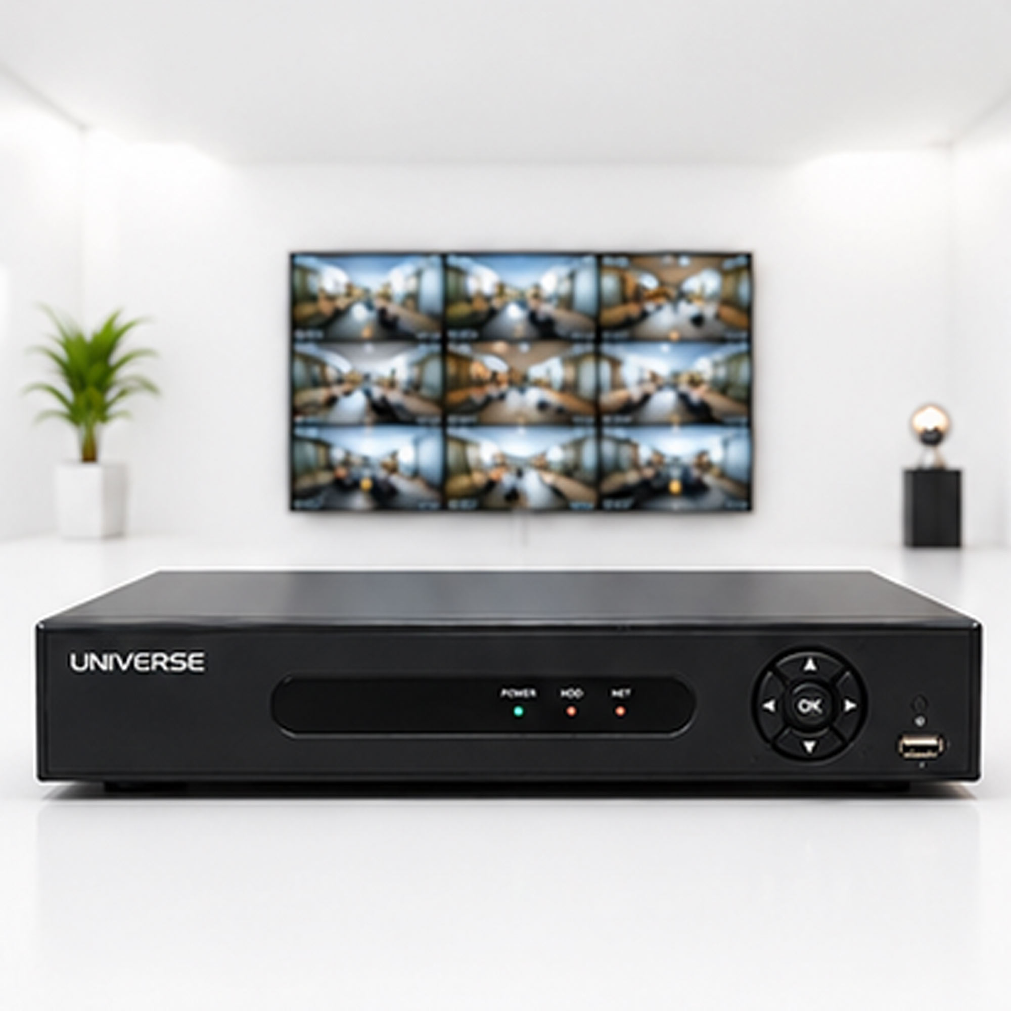 دستگاه DVR/XVR چهار کانال یونیورس ۵ مگاپیکسل (نسخه اقتصادی)
