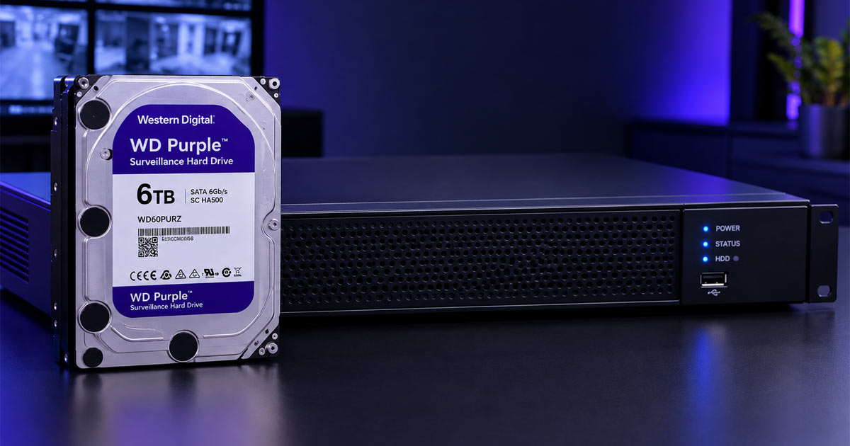 هارد 6 ترابایت وسترن دیجیتال بنفش WD Purple مخصوص دوربین مداربسته هارد 6 ترابایت WD Purple؛ گزینهای مطمئن برای پروژههای تجاری و سازمانی